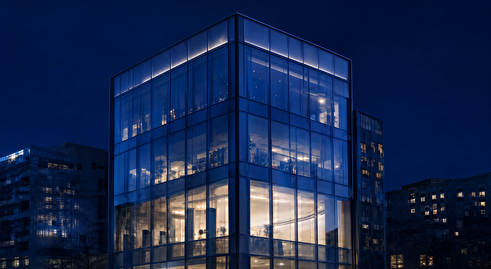 BIO Plastic Surgery Clinic building at night